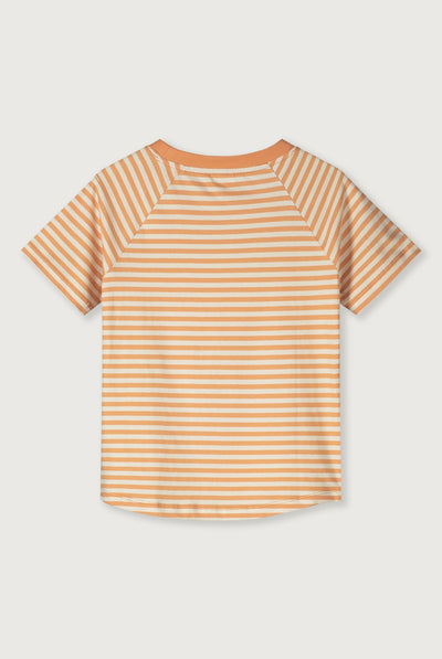 Crewneck T-shirt | Melon - Cream