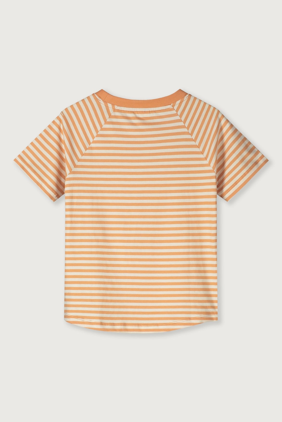 Crewneck T-shirt | Melon - Cream