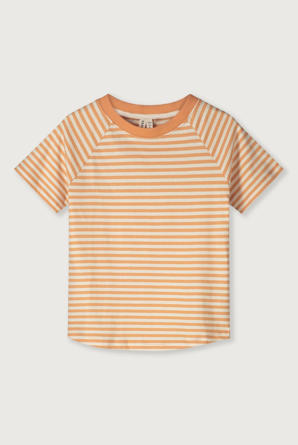 Crewneck T-shirt | Melon - Cream