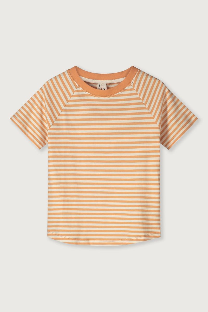 Crewneck T-shirt | Melon - Cream