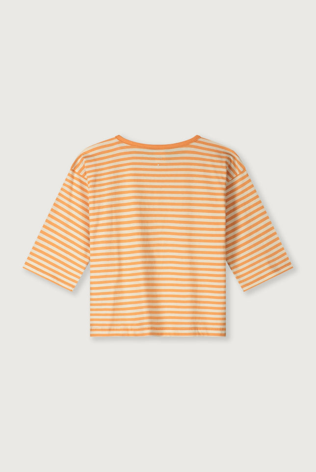 Dropped Shoulder T-shirt | Melon - Cream