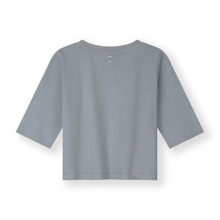Dropped Shoulder T-shirt | Stone Gray