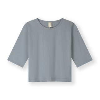 Dropped Shoulder T-shirt | Stone Gray