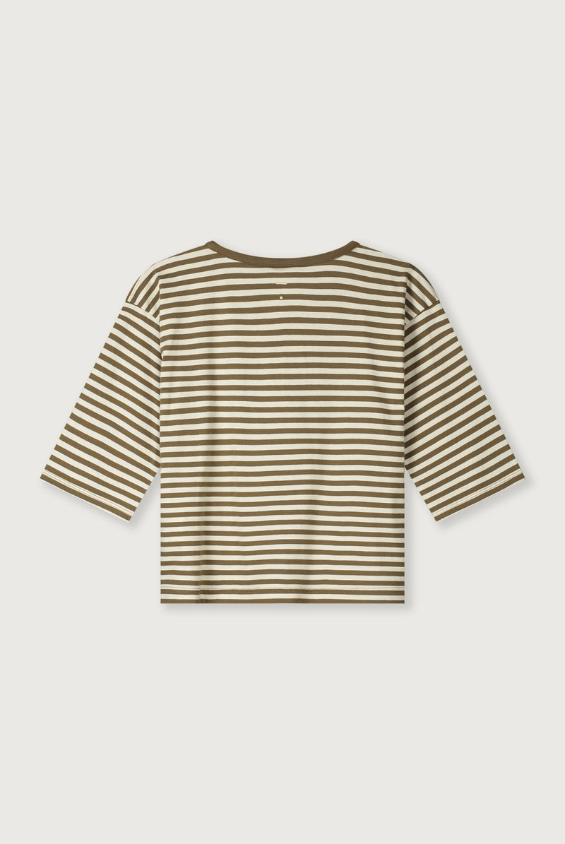 Dropped Shoulder T-shirt | Woody - Cream