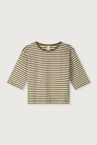Dropped Shoulder Tee | Woody - Cream