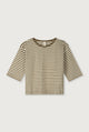 Dropped Shoulder Tee | Woody - Cream