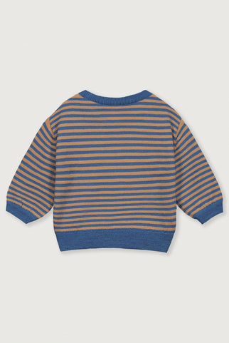 Baby Knitted Jumper | Blue Moon - Biscuit