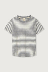 Oversized Tee | Gray Melange - Cream