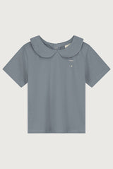 Babyshirt mit Kragen | Stone Gray