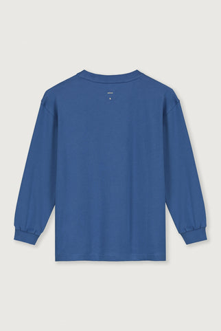 Oversized T-shirt met lange mouwen | Blue Moon