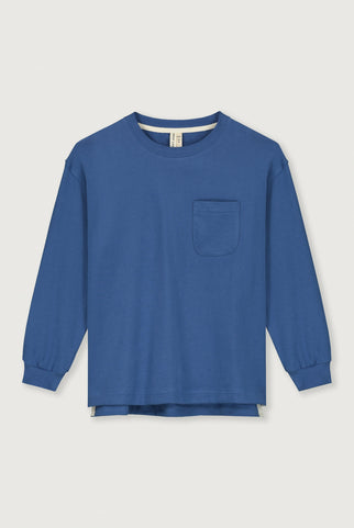 Oversized T-shirt met lange mouwen | Blue Moon