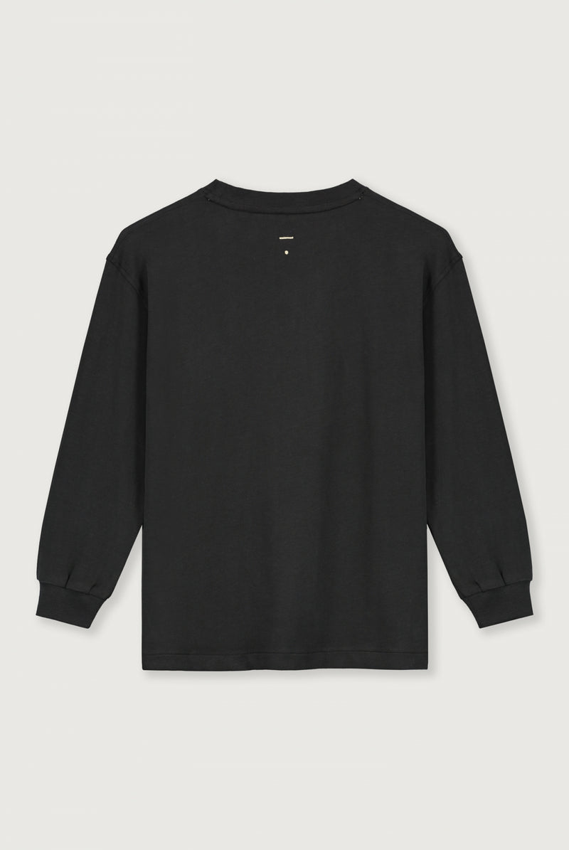 Übergroßes L/S T-Shirt | Nearly Black