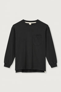 Übergroßes L/S T-Shirt | Nearly Black