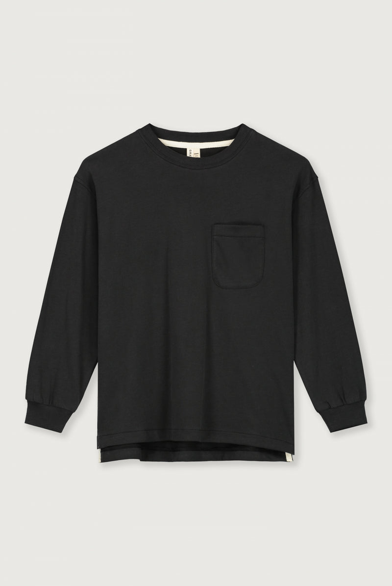 Übergroßes L/S T-Shirt | Nearly Black