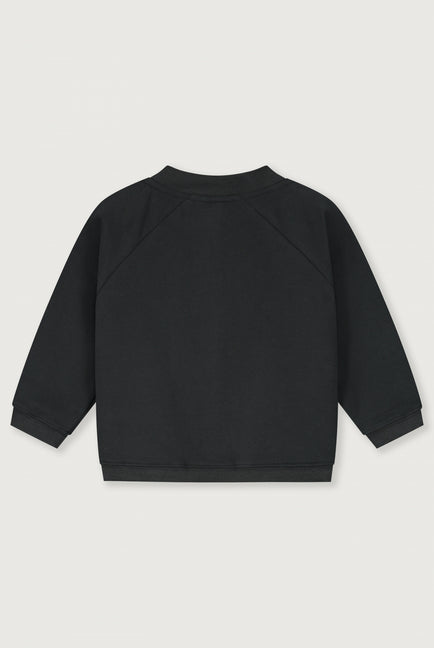 Baby Baseball Cardigan | Nearly Black