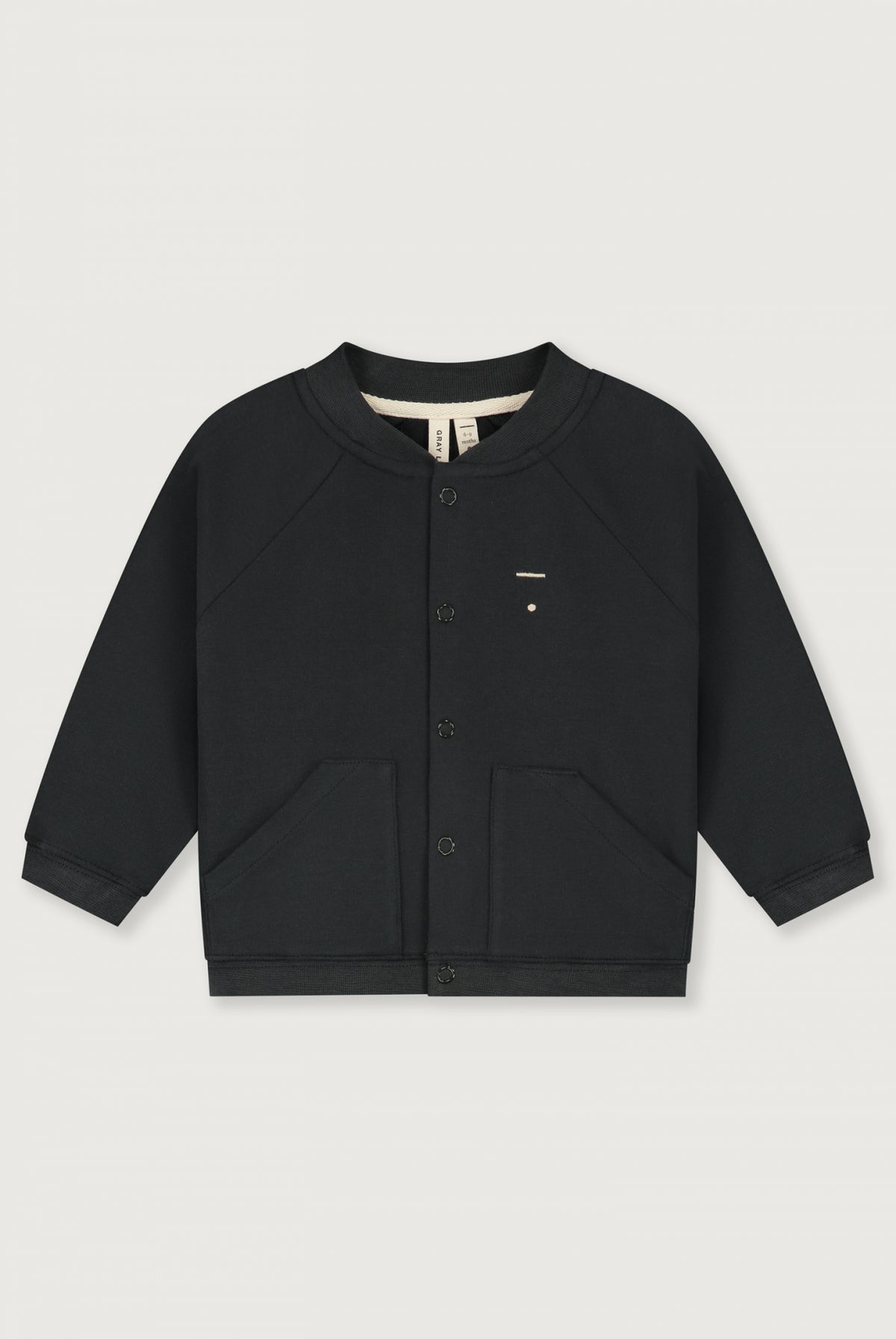 Baby Baseball Cardigan | Nearly Black