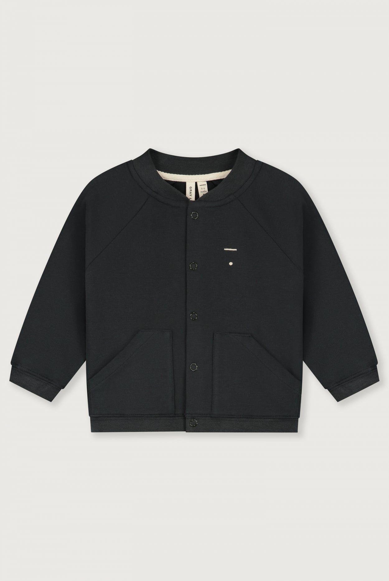 Baby Baseball-Cardigan | Nearly Black