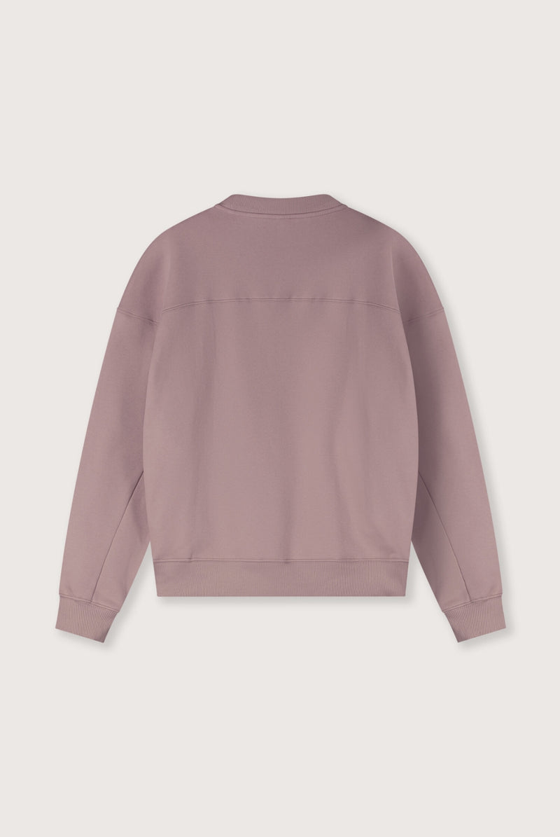 (Women) Dropped Shoulder Sweater | Berry