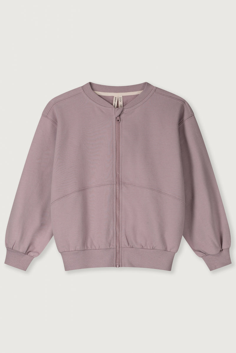 Bomber Sweater mit Reißverschluss | Berry