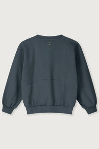 Bomber Sweater mit Reißverschluss | Blue Grey