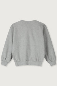 Bomber Sweater mit Reißverschluss | Grey Melange