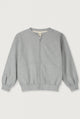 Bomber Sweater mit Reißverschluss | Grey Melange