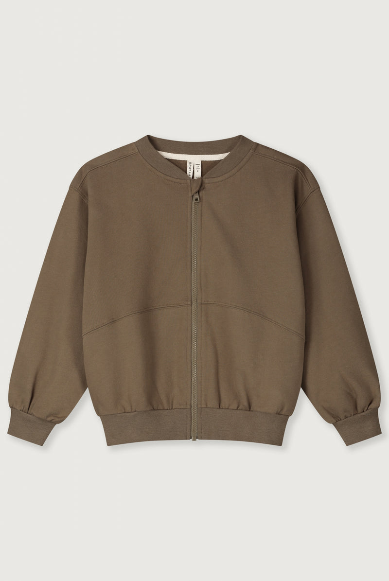 Bomber Sweatshirt w/ Zip | Woody