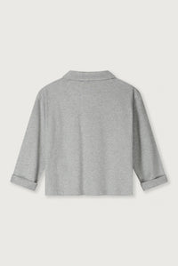 L/S Polo Shirt | Grey Melange
