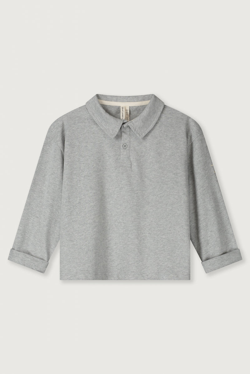 L/S Polo Shirt | Grey Melange