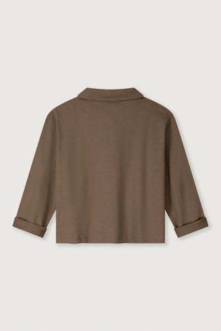 Langarm-Poloshirt | Woody