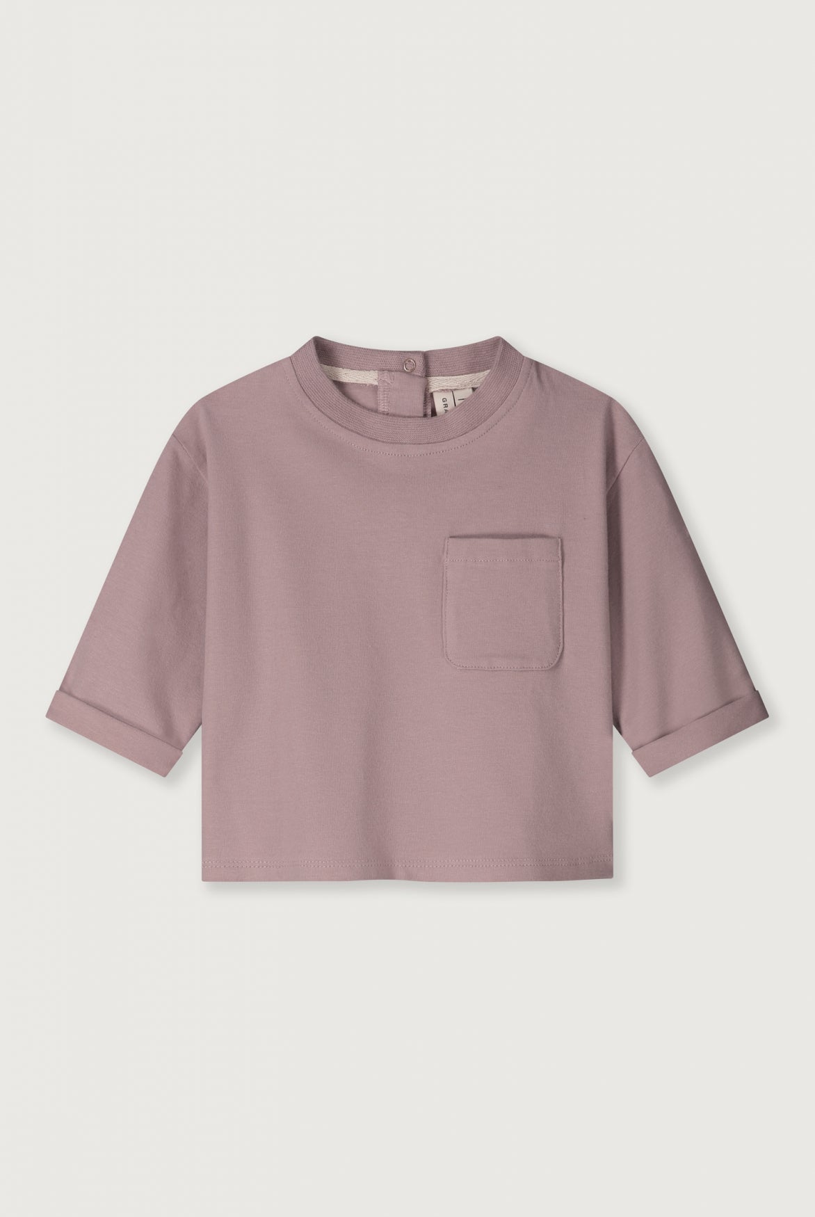 Baby L/S Pocket Tee | Berry