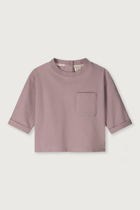 Baby L/S Pocket T-shirt | Berry