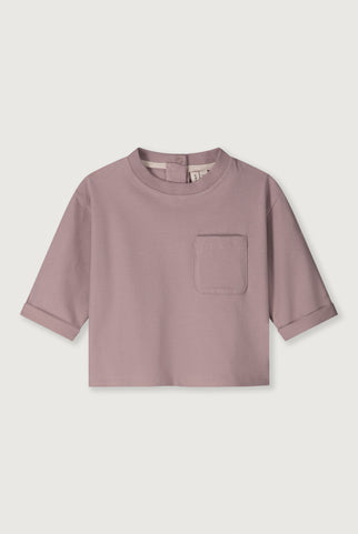 Baby L/S Pocket Tee | Berry