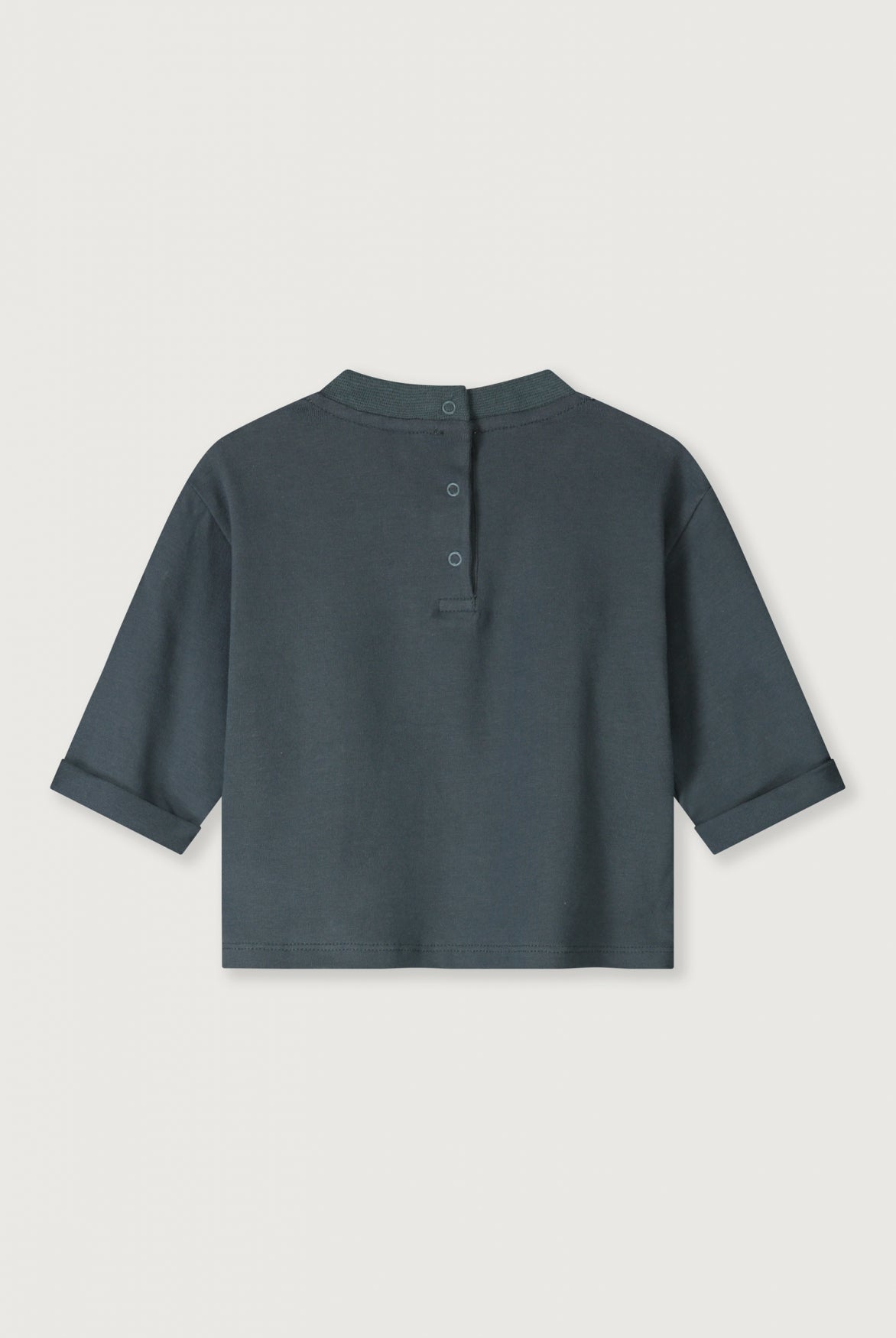 Baby L/S Pocket Tee | Blue Grey