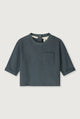 Baby L/S Pocket T-shirt | Blue Gray