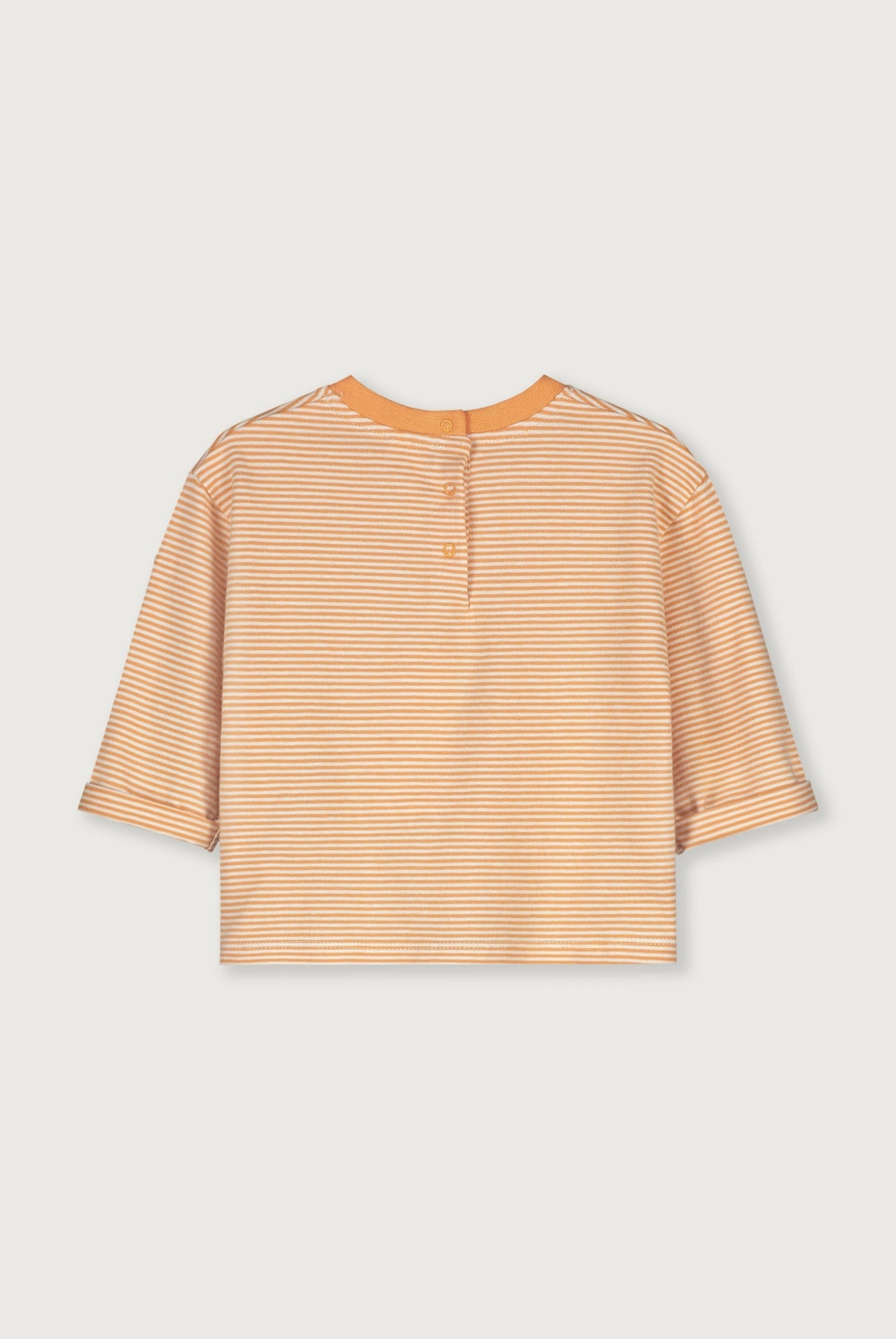 Baby L/S Pocket Tee | Melon - Cream