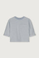 Baby L/S Pocket Tee | Stone Gray - Cream