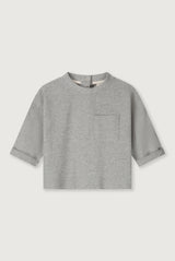 Baby L/S Pocket T-shirt | Gray Melange