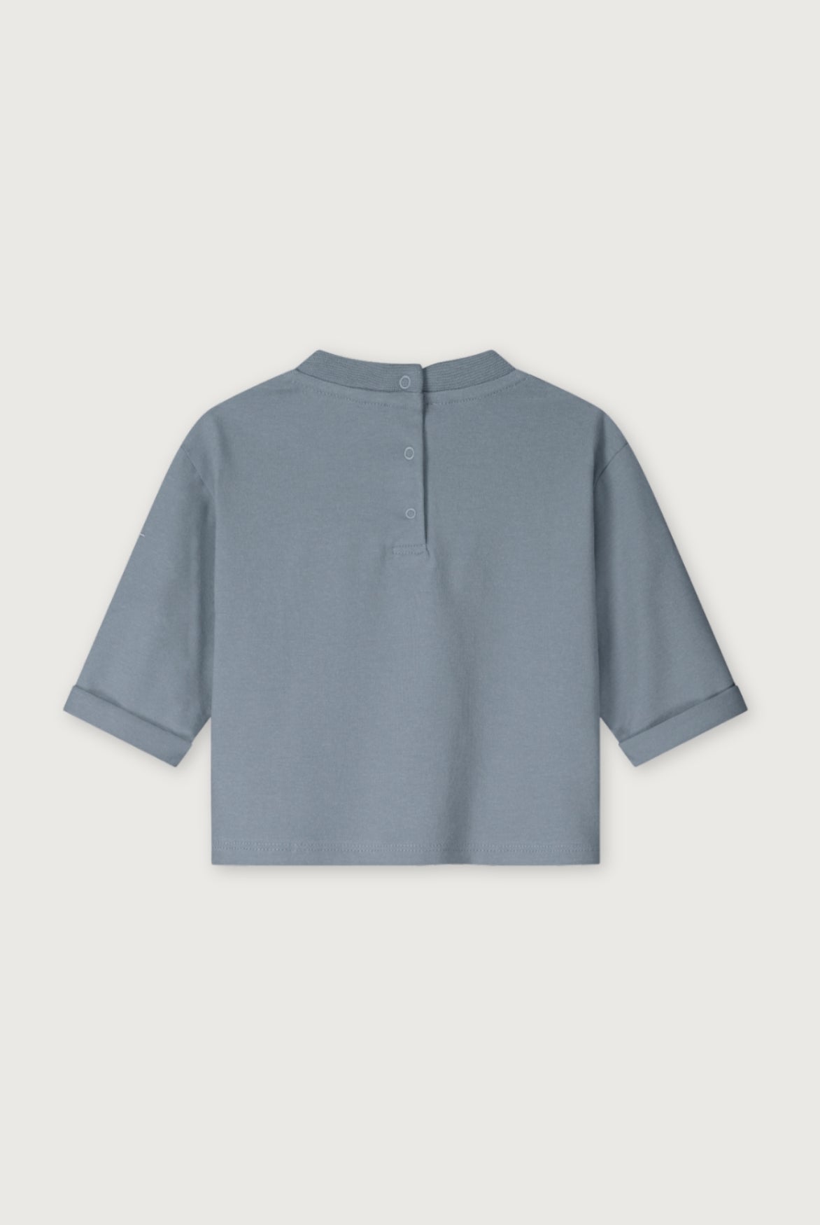 Baby L/S Pocket Tee | Stone Gray