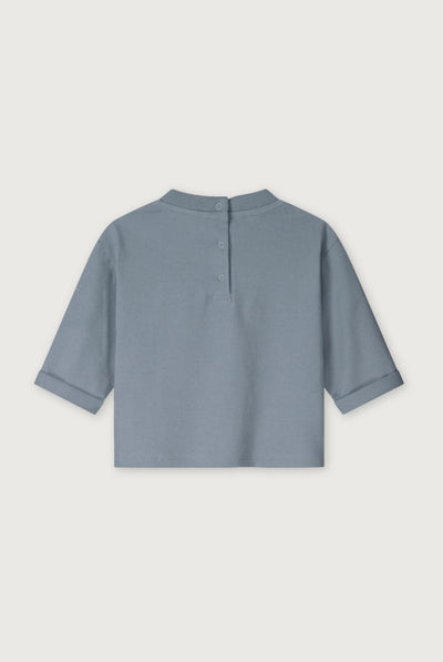 Baby L/S Pocket Tee | Stone Gray