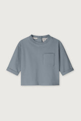 Baby L/S Pocket Tee | Stone Gray