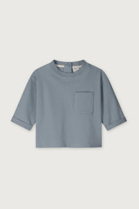 Baby L/S Pocket Tee | Stone Gray