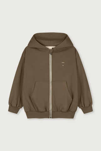 Hooded Cardigan with Zip | Woody