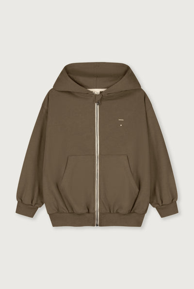 Hooded Cardigan with Zip | Woody