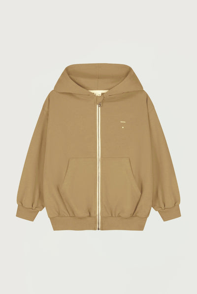 Hooded Cardigan with Zip | Cookie