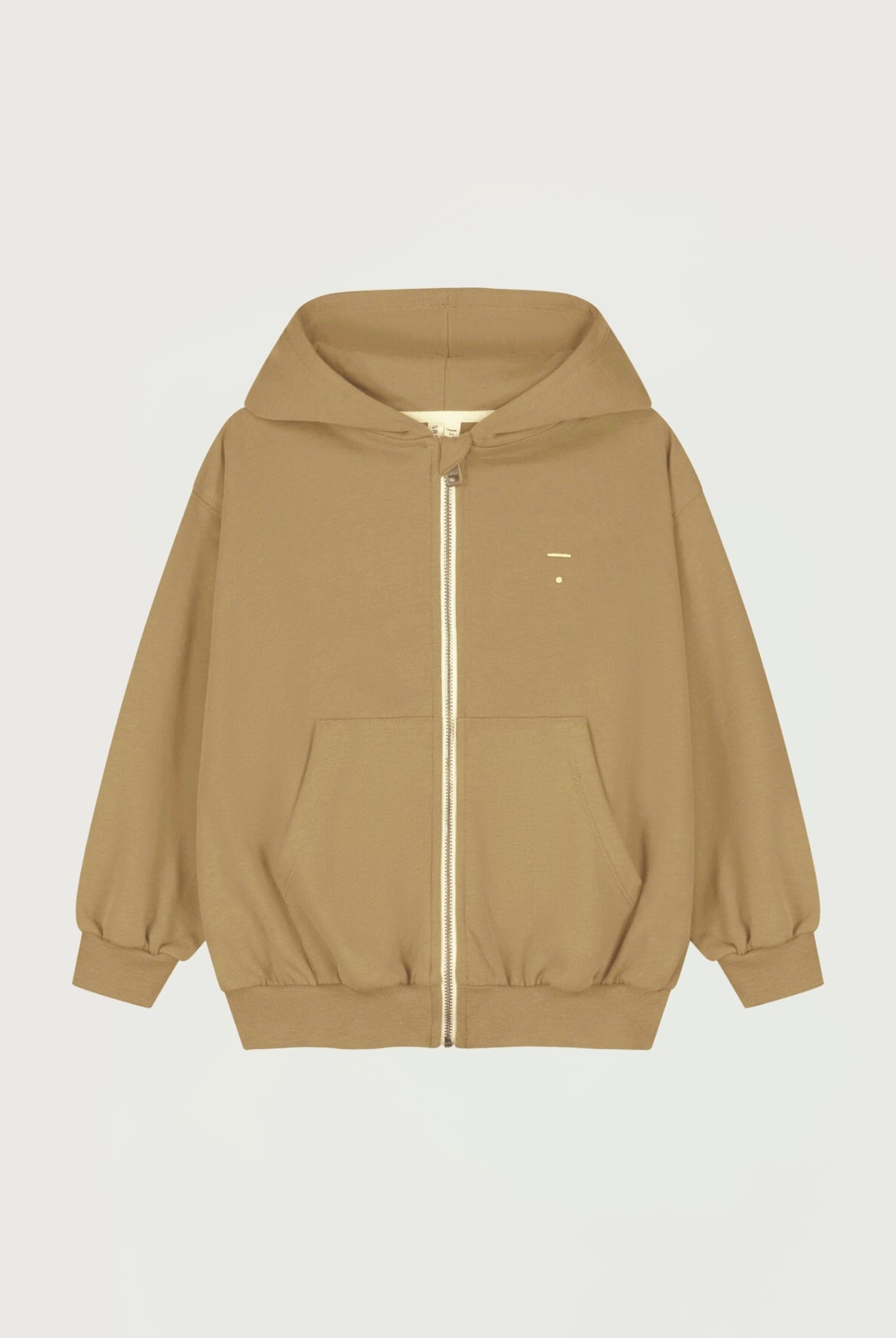 Hooded Cardigan with Zip | Cookie
