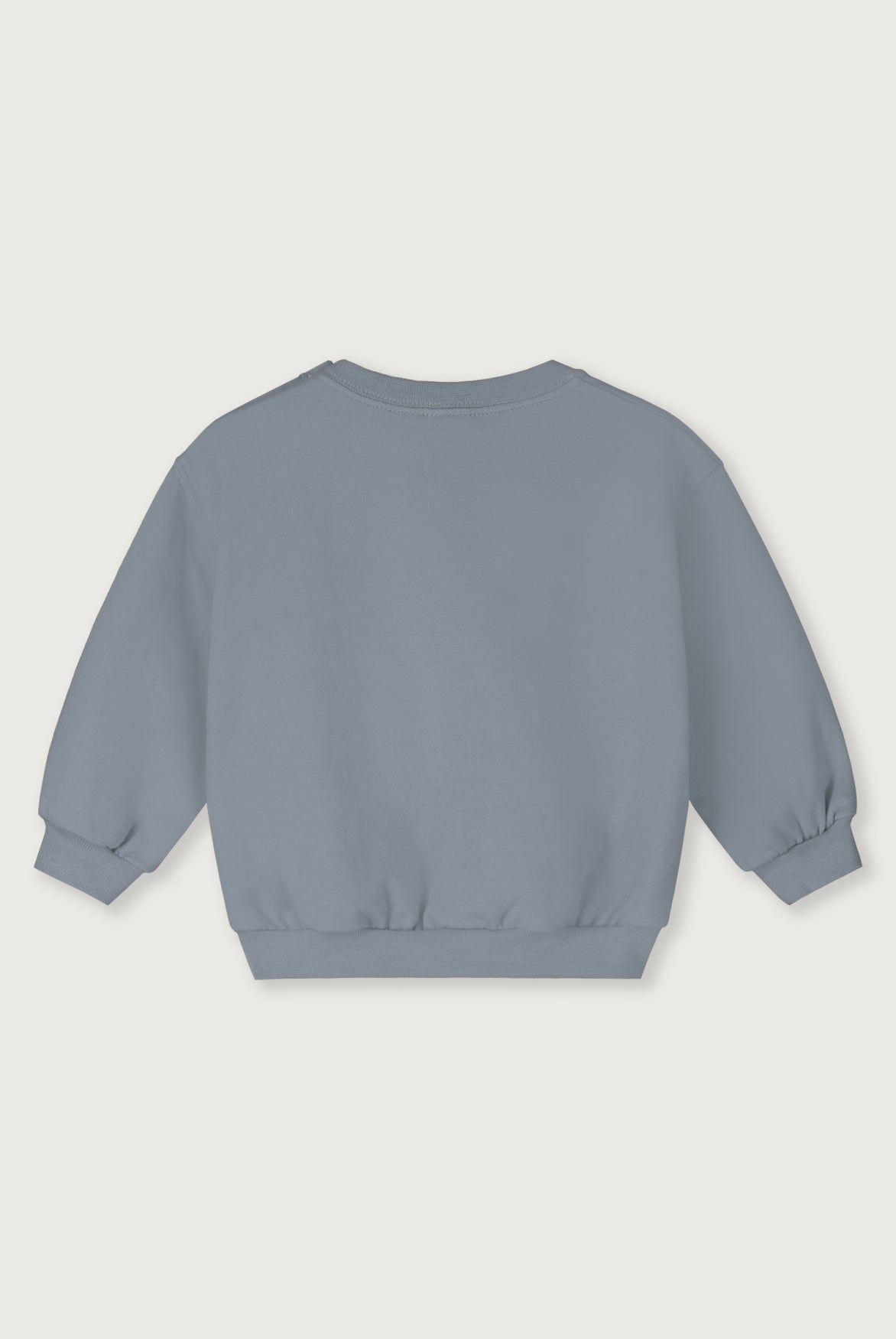 Baby Dropped-Shoulder-Pulli | Stone Gray 