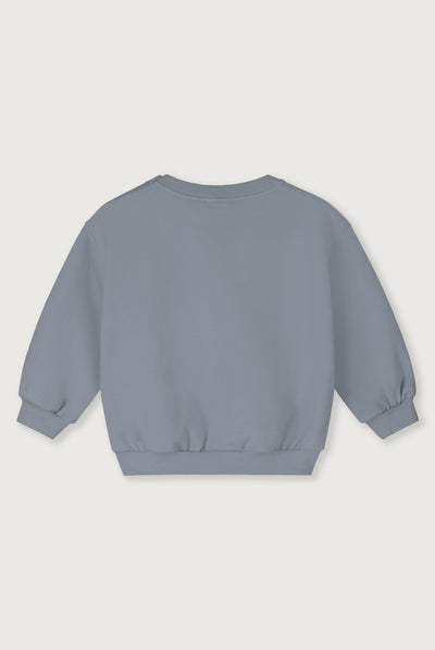 Baby Dropped-Shoulder-Pulli | Stone Gray 