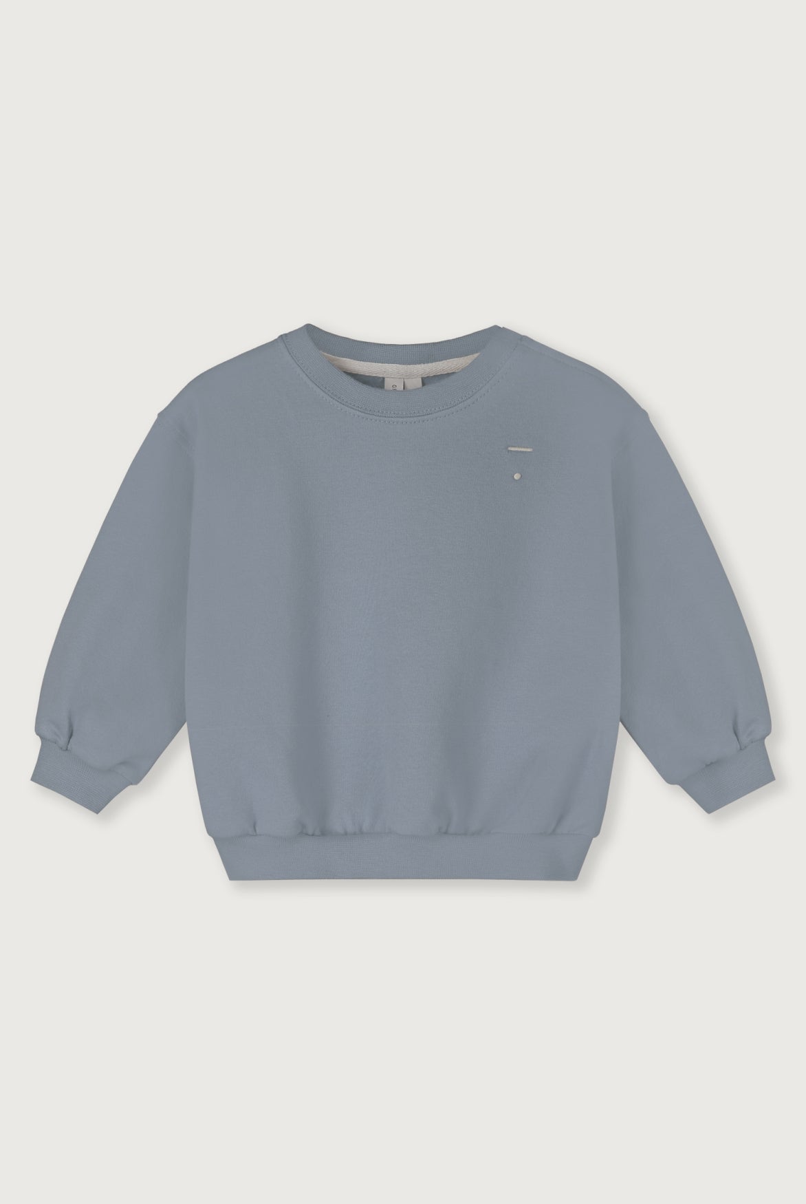 Baby Dropped-Shoulder-Pulli | Stone Gray 