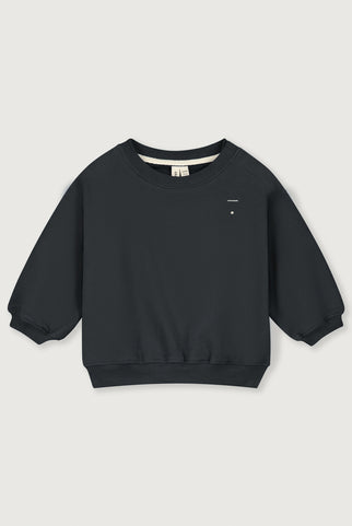 Baby Dropped-Shoulder-Pulli | Pirate Black